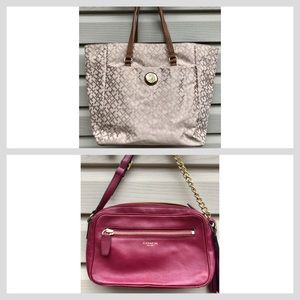Coach and Tommy Hilfiger purses (moving out sale)